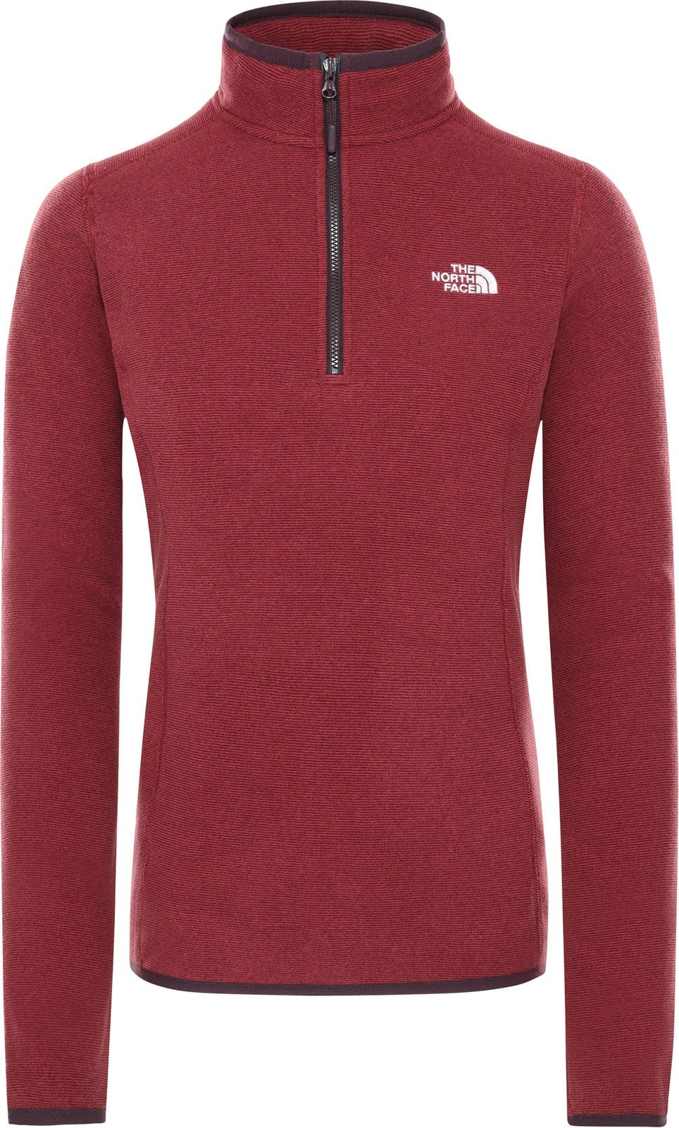 The North Face Womens 100 Glacier Full Zip Fleece / Root Brown / RRP £65