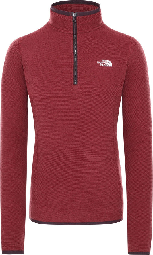 The North Face Womens 100 Glacier Full Zip Fleece / Root Brown / RRP £65