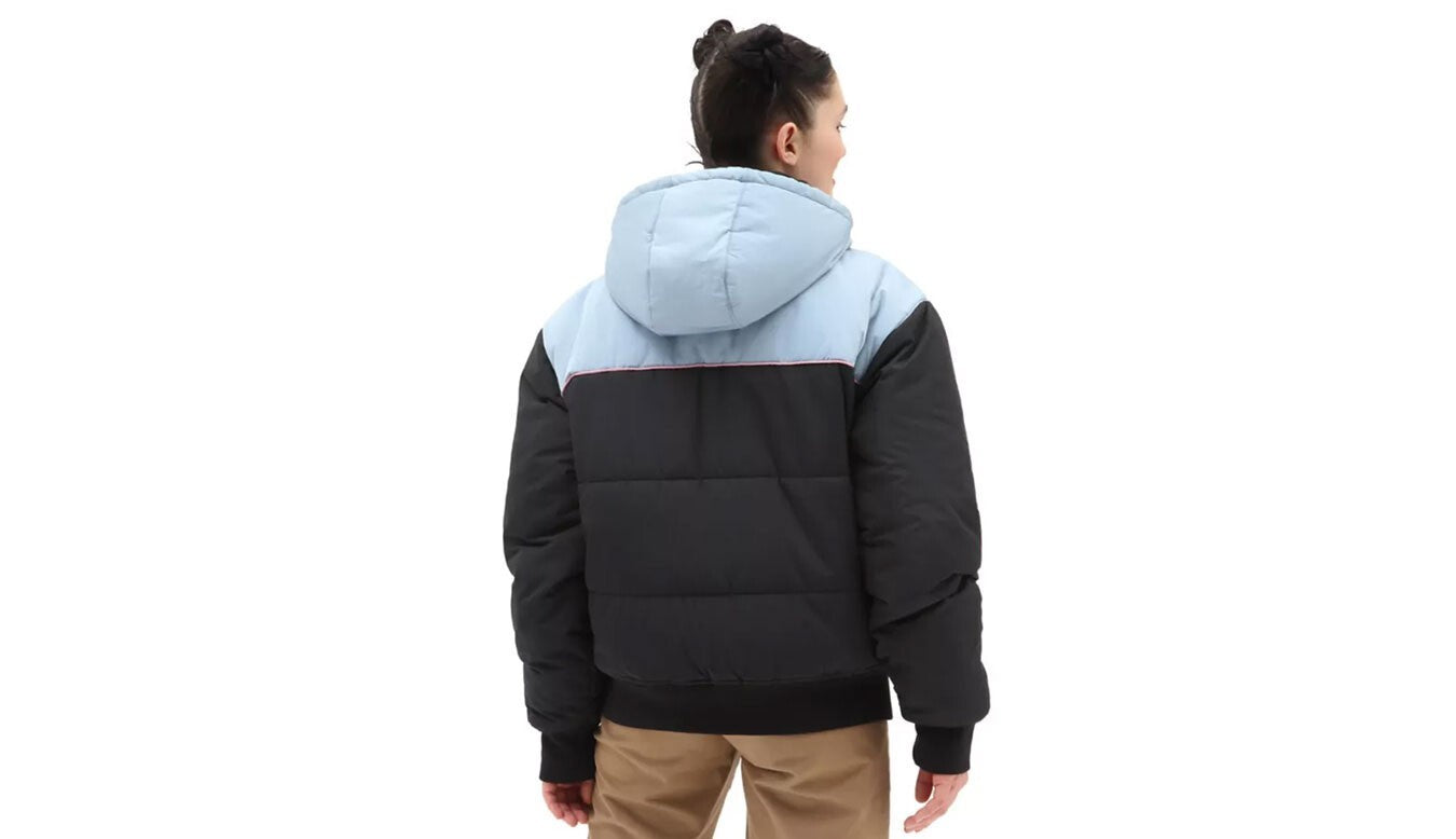 Vans Womens Hard Rain MTE Puffer Jacket / Black Blue / RRP £130