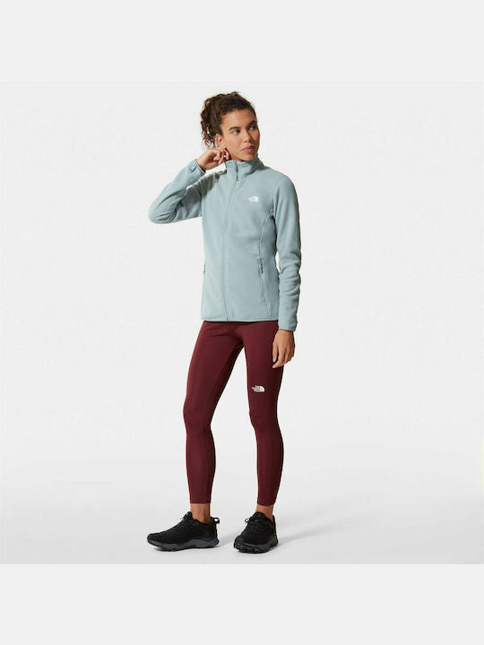 The North Face Women's 100 Glacier Full Zip Fleece / Silver Blue / BNWT / RRP£65