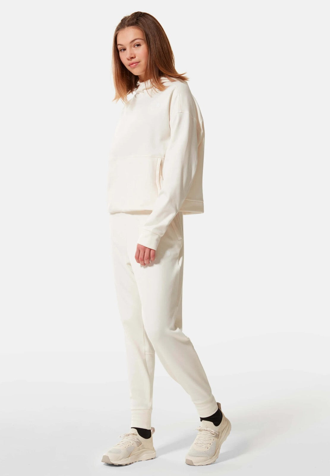 The North Face Women’s Canyonland Po Crop-Gardenia White Heather, Essential Wear