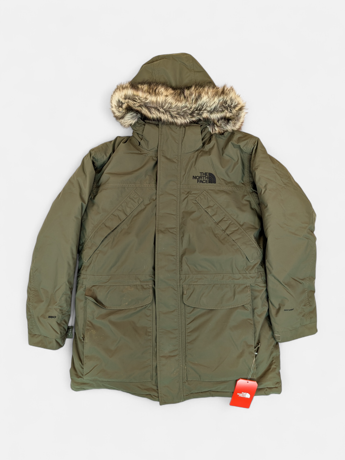 The North Face Mens NEW PEAK DOWN PARKA/ DARK OLIVE / RRP £395
