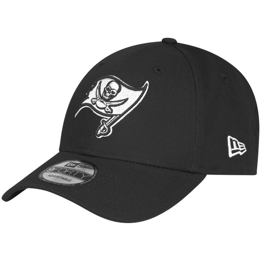 New Era Adult Tampa Bay Buccaneers 9Forty Adjustable Cap / Black White / RRP £32