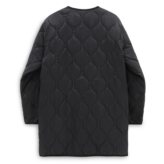 Vans Womens Long Reversible Quilted Jacket / Black / RRP £95