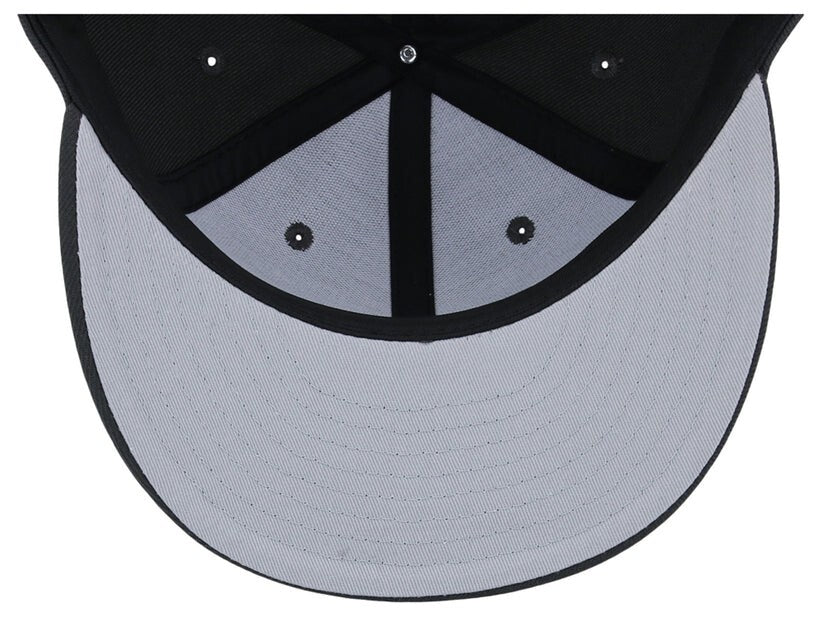 Unisex Plain Dime Snapback Hat / Charcoal / £22