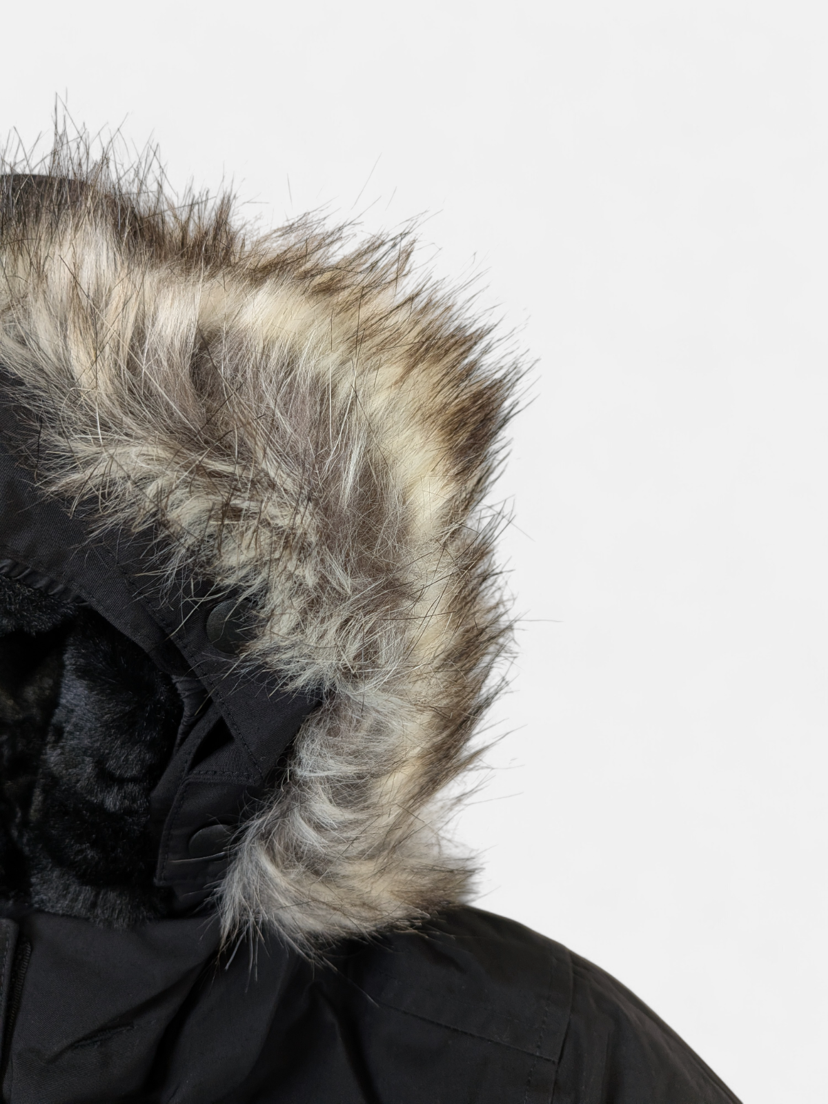 The North Face Girls Arctic Swirl Parka / Black / RRP £249