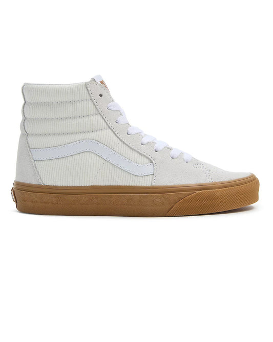 Vans Unisex Sk8 Hi Corduroy Trainers / Marshmallow Beige / RRP £85
