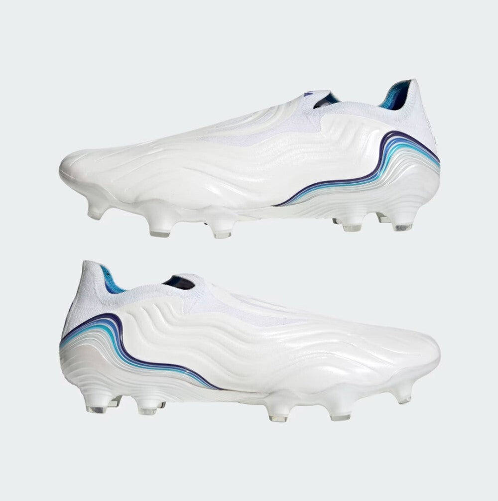 Adidas Copa Sense+ FG Football Boots / White Blue / RRP £230