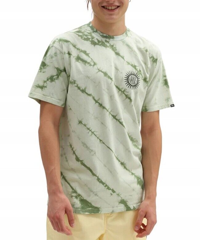 Vans Mens Trippy Thoughts Tie Dye T-Shirt / Celadon Green, Tie Dye / RRP £35