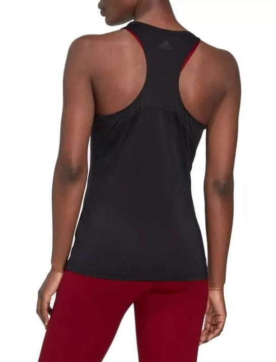 Adidas Womens Aeroready 3 Bar Logo Hiit Gym Tank / Black / RRP £33