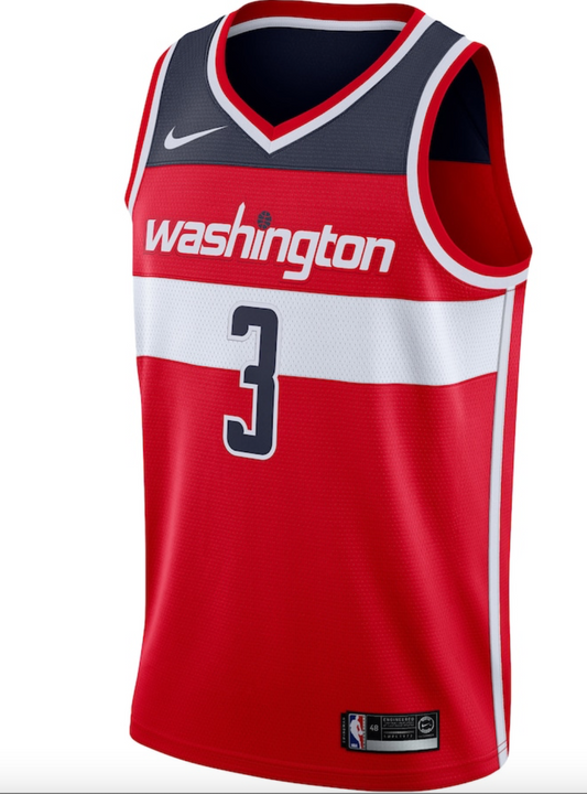 Nike Mens NBA Washington Wizards Basketball Jersey / Bradley Beal 3 / RRP £90