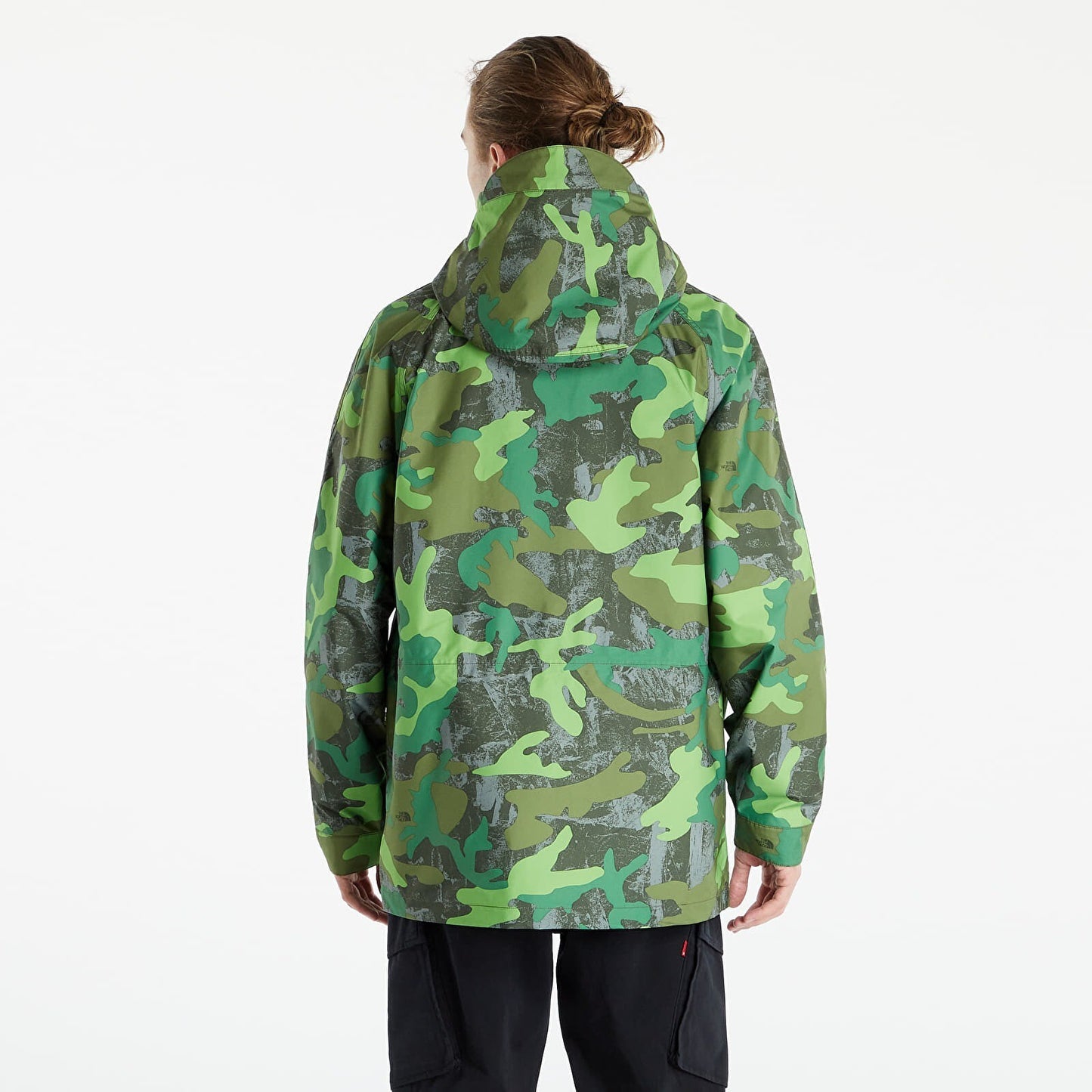 The North Face Mens Print Mountain Parka / Tea Green TNF Camo Print / RRP £280