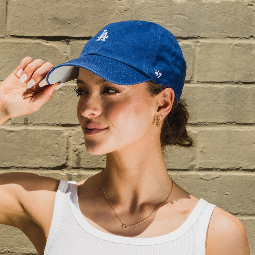 47 Brand Adult Los Angeles Dodgers Baserunner Clean Up Cap / Royal Blue/ RRP £32