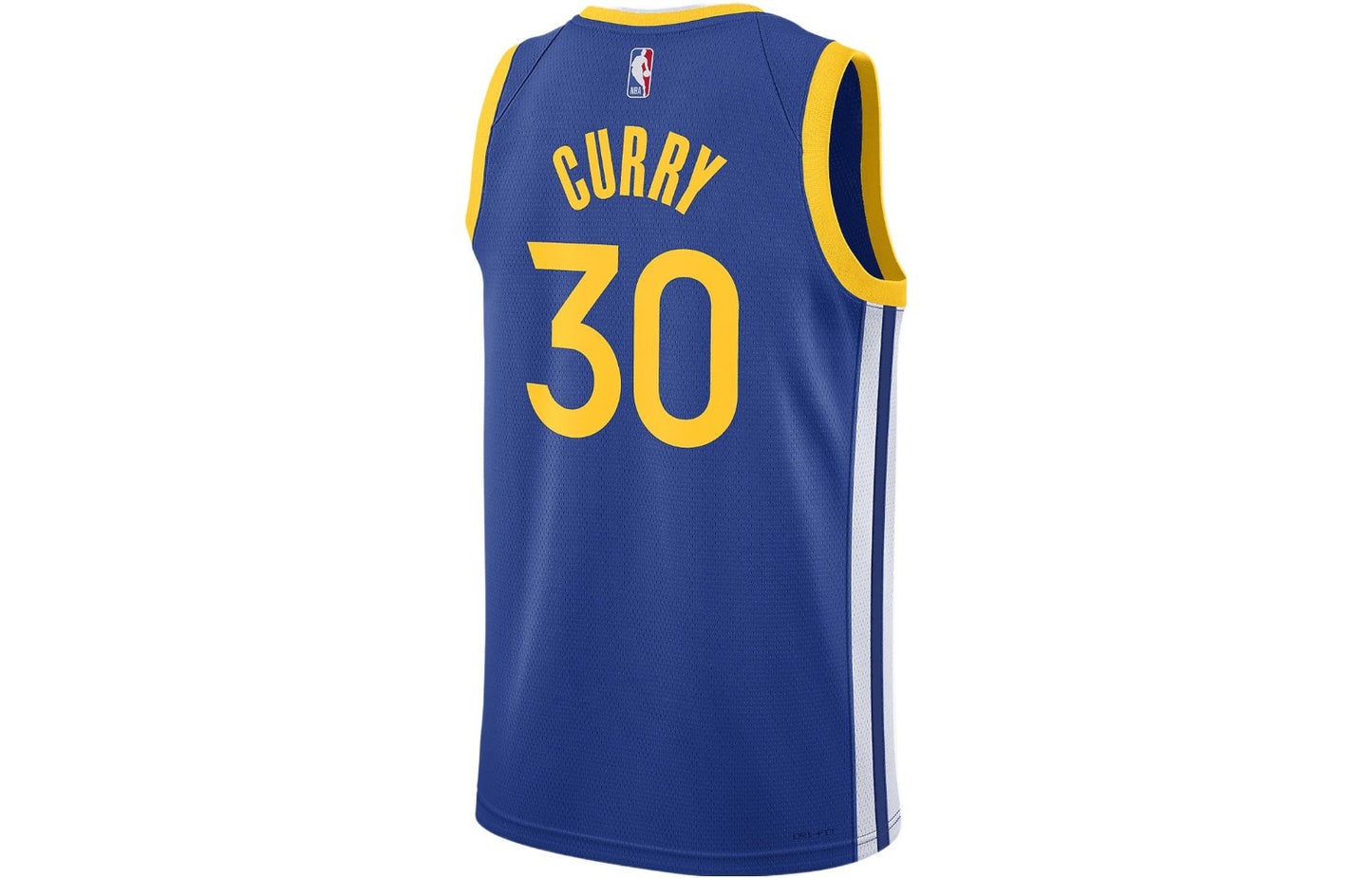 Nike Golden State Warriors Basketball Jersey / Curry / Blue Yellow / RRP £95