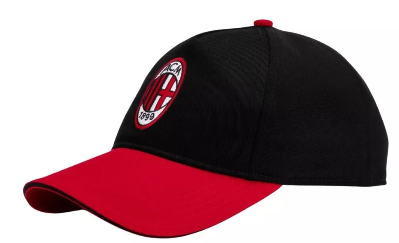 Puma AC Milan Football 19-20 Training Cap / Black Red / RRP £25