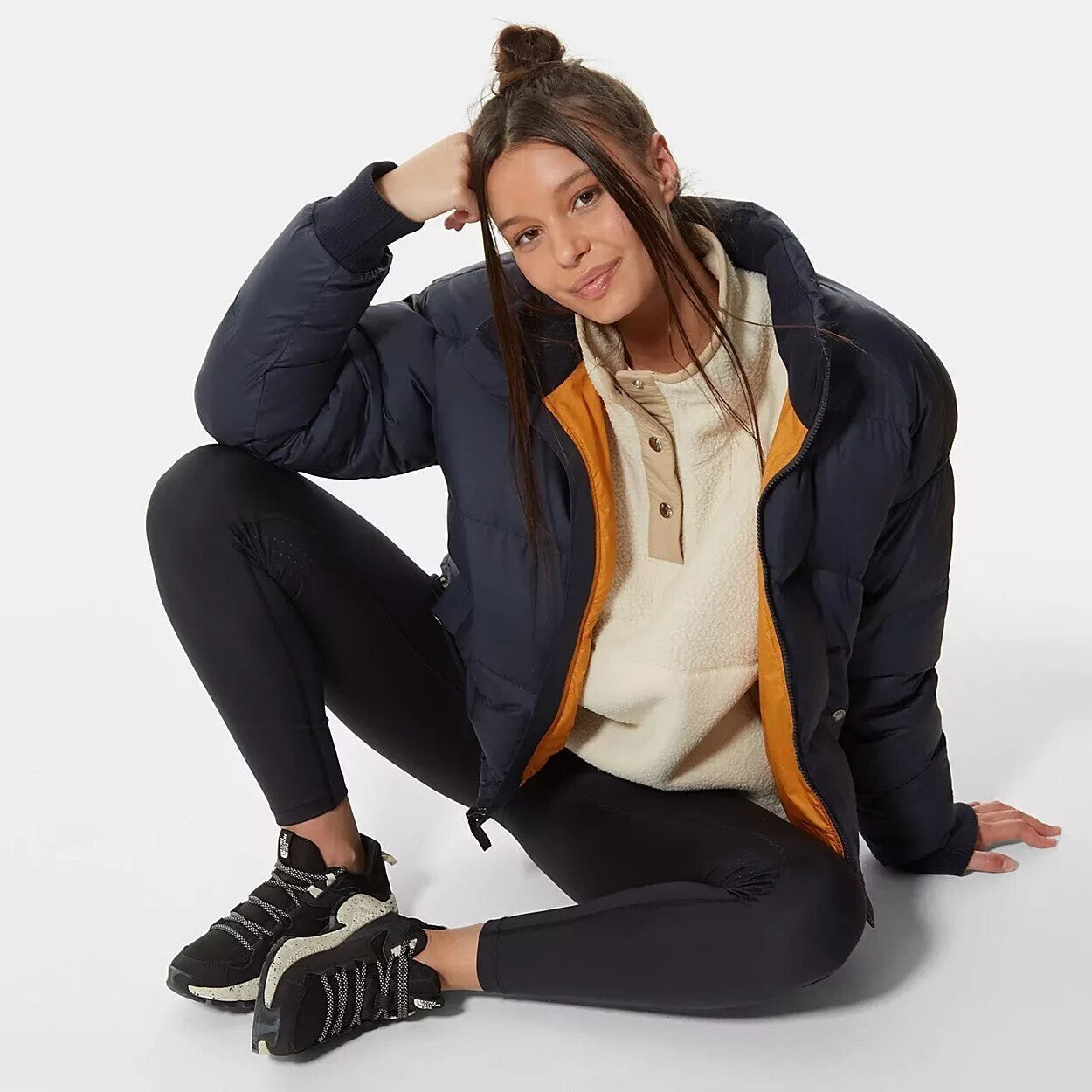The North Face Womens Paralta Down Puffer Jacket / Navy / RRP £270