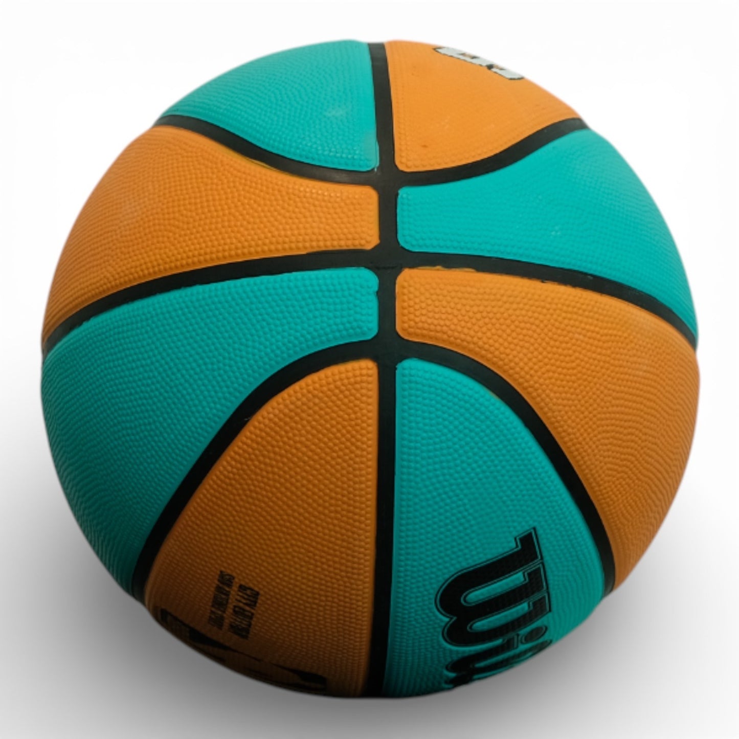 Wilson San Antonio Spurs City Edition Basketball / Size 7 / Orange Teal / RRP £4