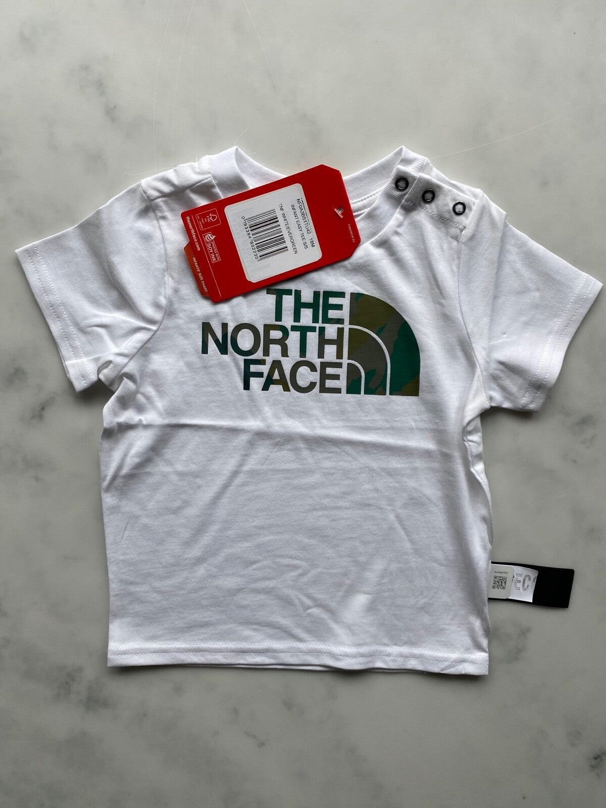 The North Face Baby Toddler S/S Easy T-Shirt / TNF White / RRP £17
