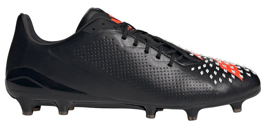 Adidas Mens Rugby Predator Malice LS FG Boots / Black Orange / RRP £180
