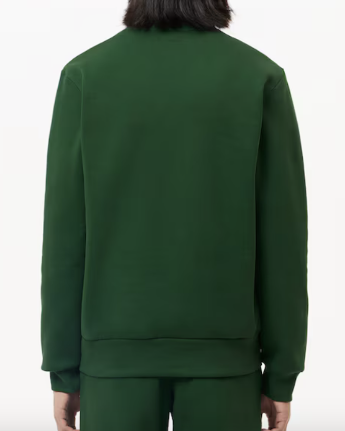 Lacoste Mens Fleece Crew Neck Sweatshirt / Pine Green / BNWT / RRP £109