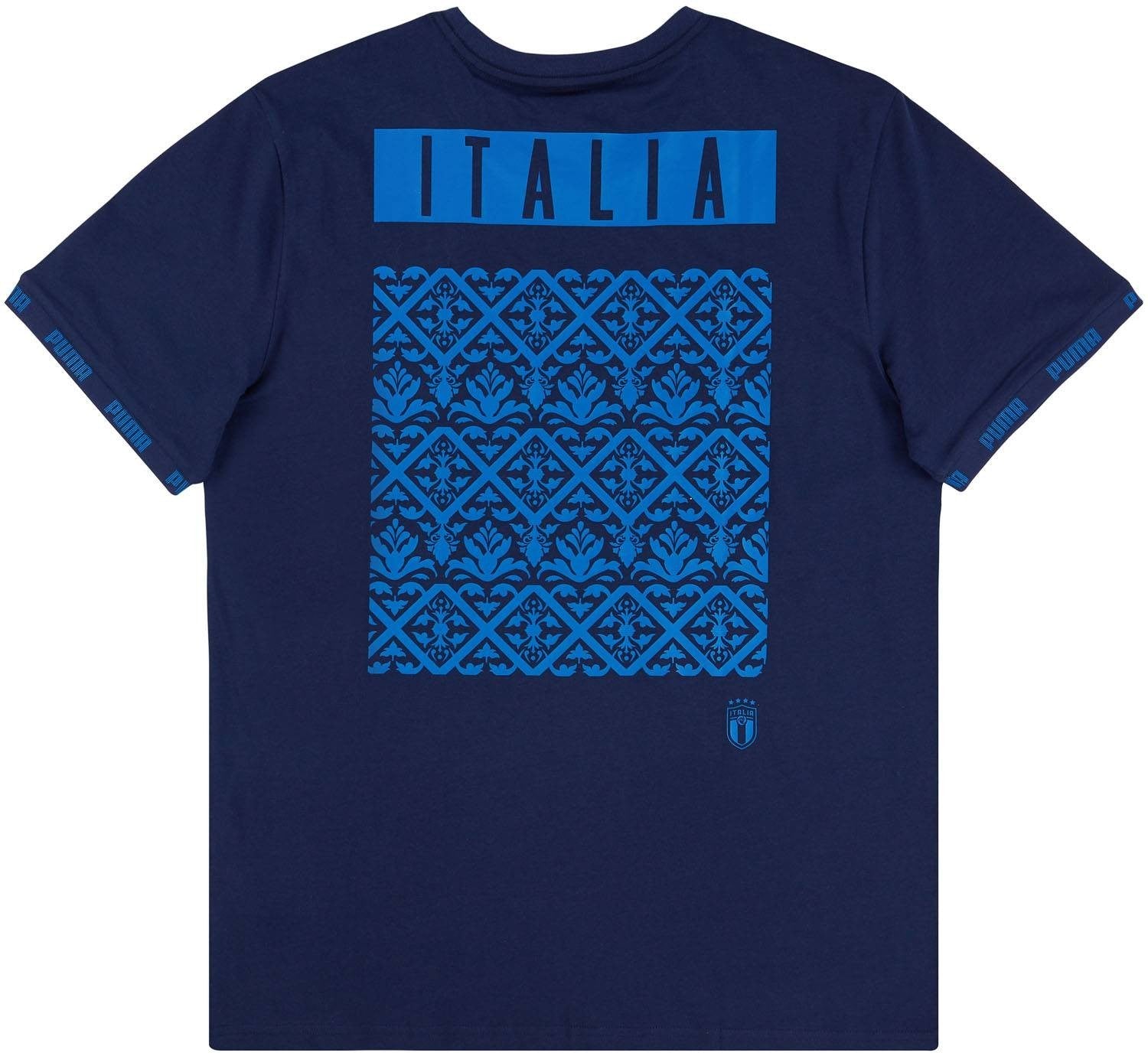 Puma Mens 2020-21 Italy Puma Fan Tee / Navy / RRP £32.99