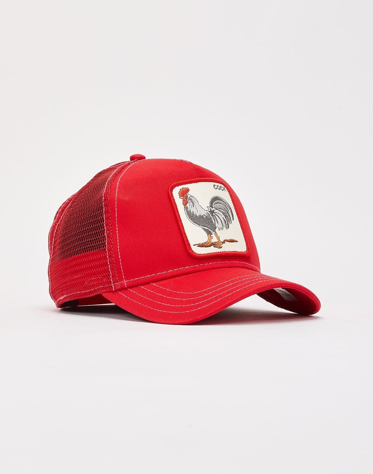 Goorin Bros Adult Rooster Curved Trucker / Red / RRP £35