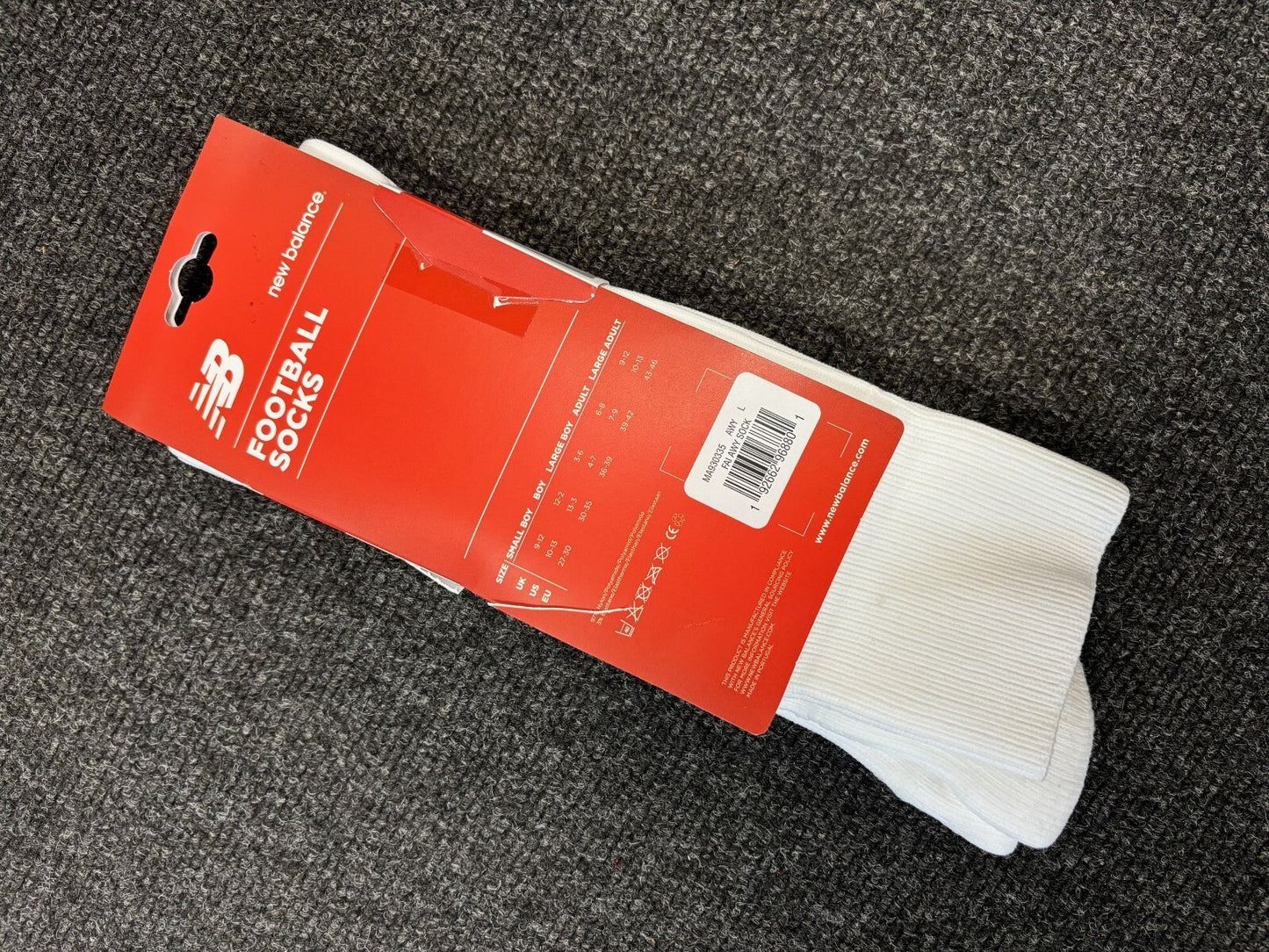New Balance Ireland Away Football Socks / 2019-20 / White / RRP £15