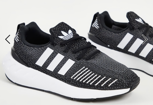 Adidas Women's Swift Run Trainers / Dark Grey White / RRP £85