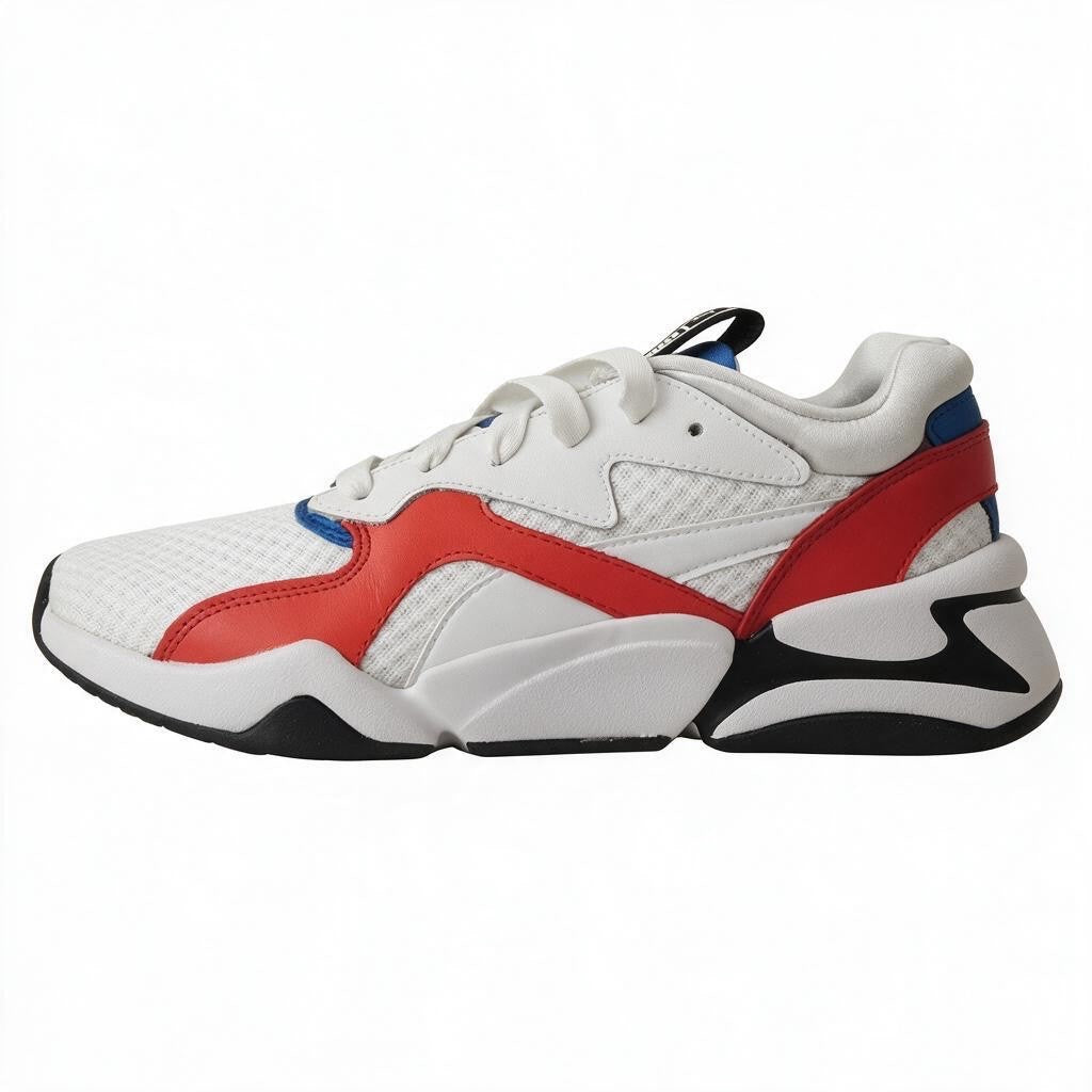 Puma Womens Nova Mesh Trainers / White / RRP £80