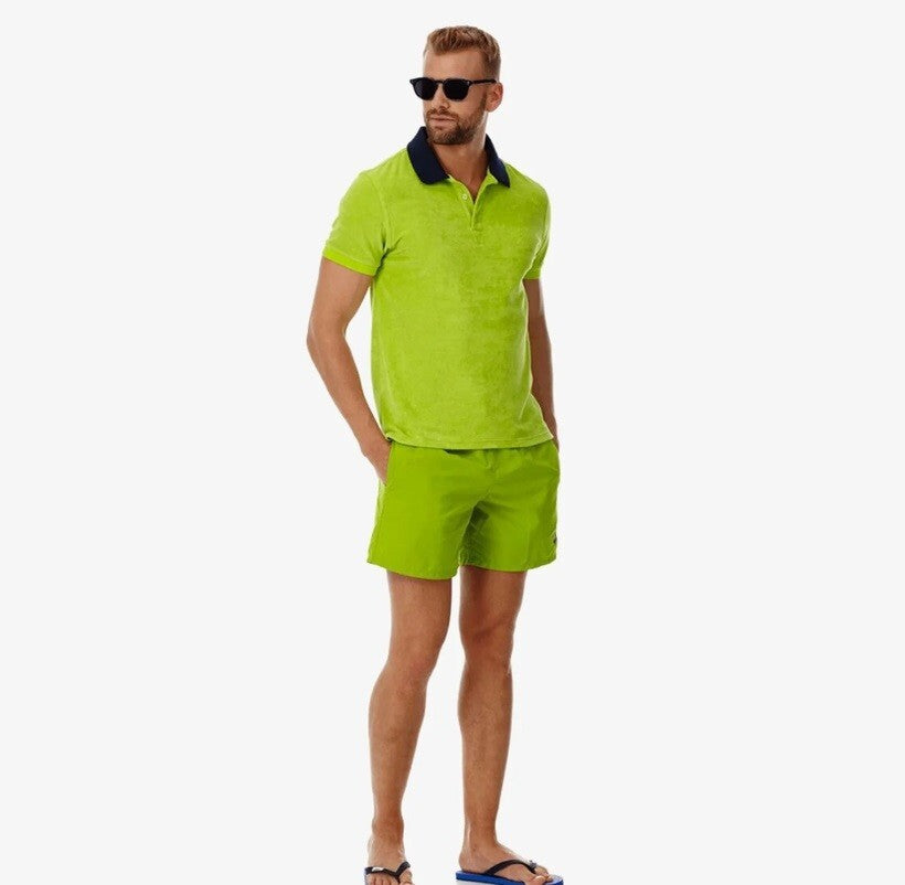 Vilebrequin Swim Shorts / Men’s / Moka / Cactus Green / RRP £175