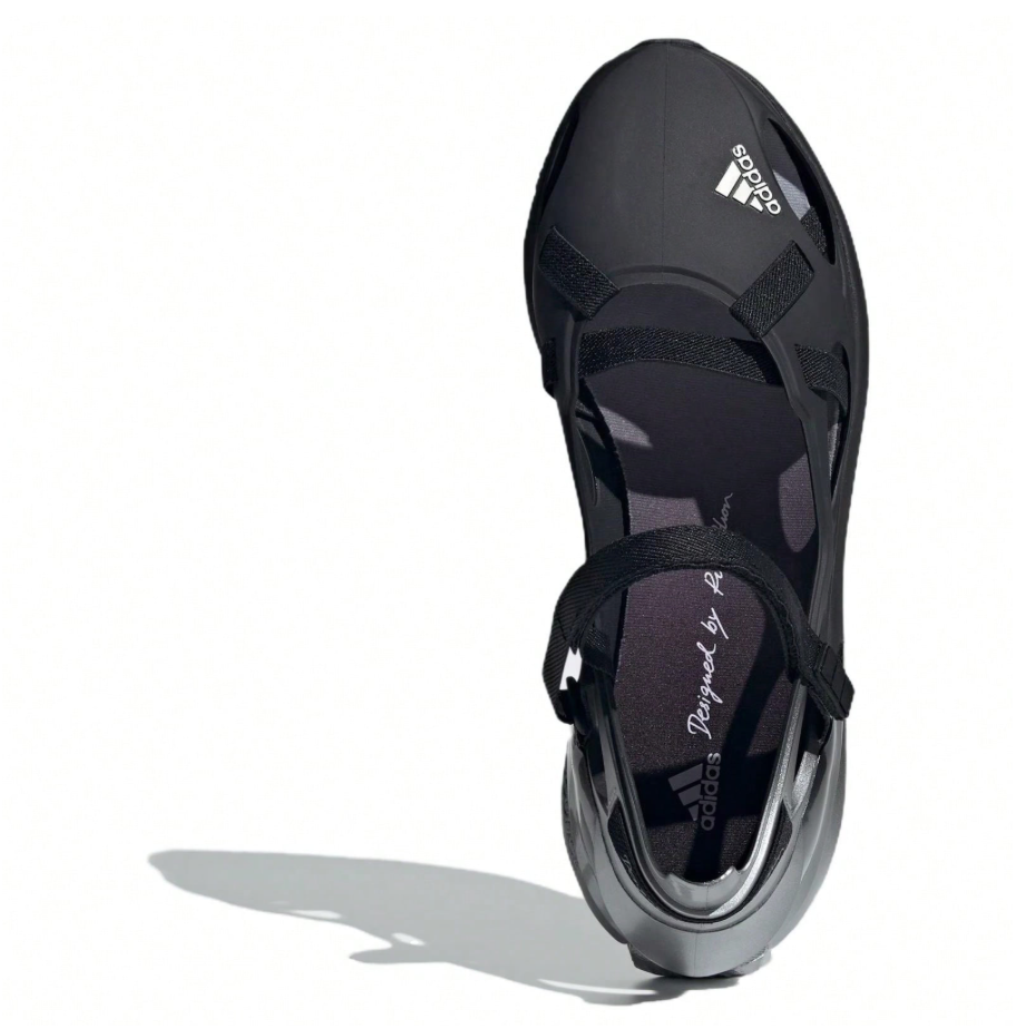 Adidas x Rui Zhou Avryn Clogs Sandals Trainers / Black / RRP £225
