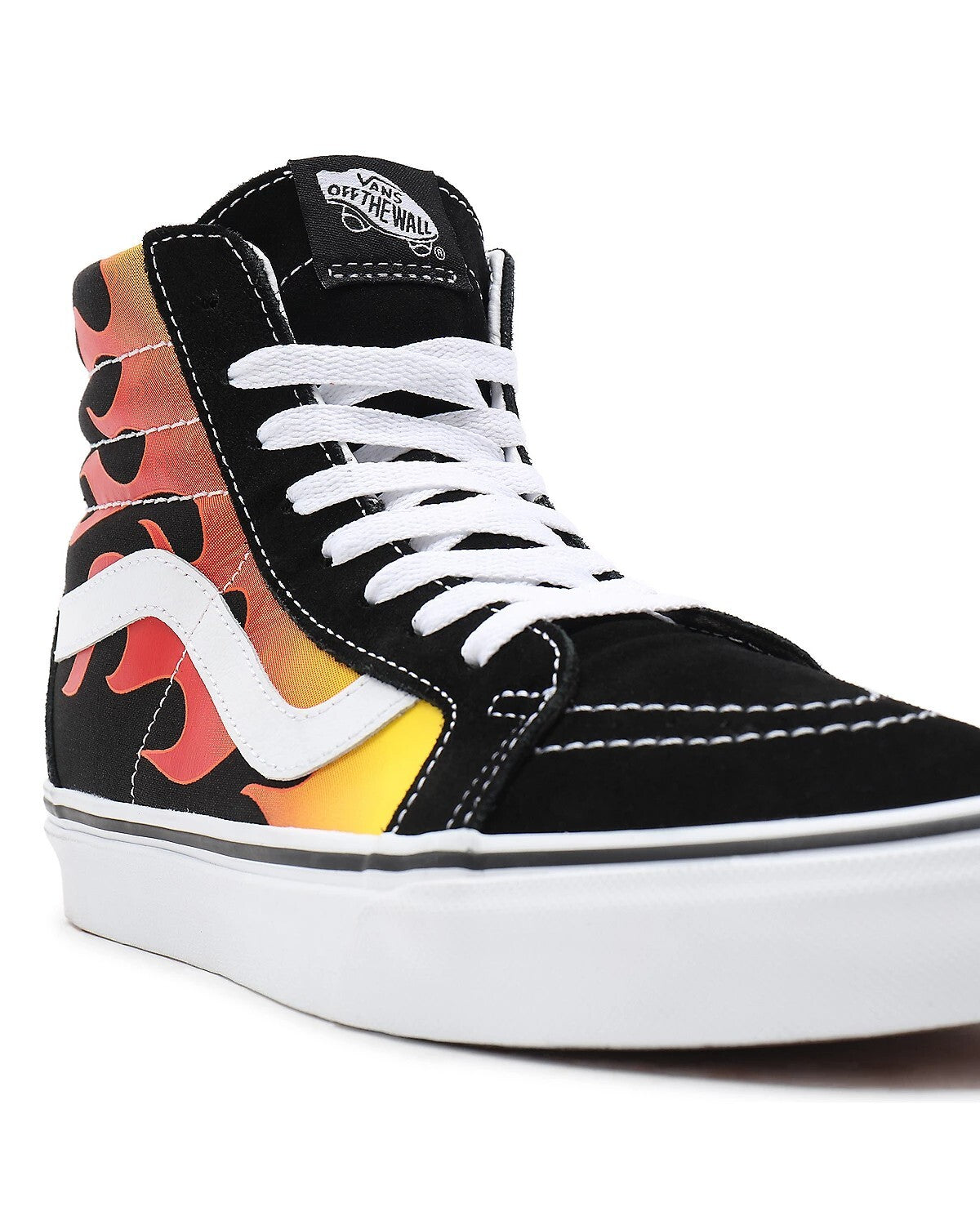 Vans Unisex Sk8 Hi Reissue Trainers / Flame Black White / RRP £80