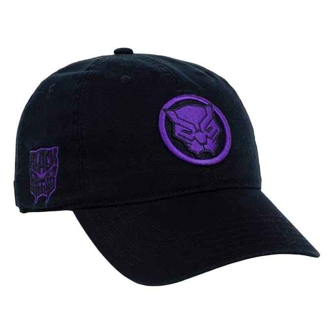 Marvel Adult Black Panther Strapback Adjustable Dad Cap / Purple / RRP £28