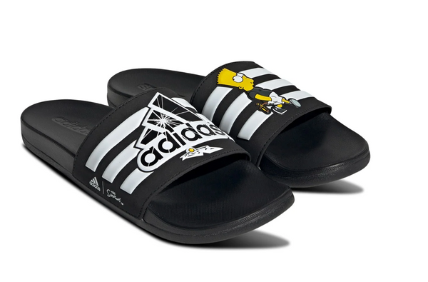 Adidas Adilette Comfort Simpsons Slides / BNIB / Black / RRP £30