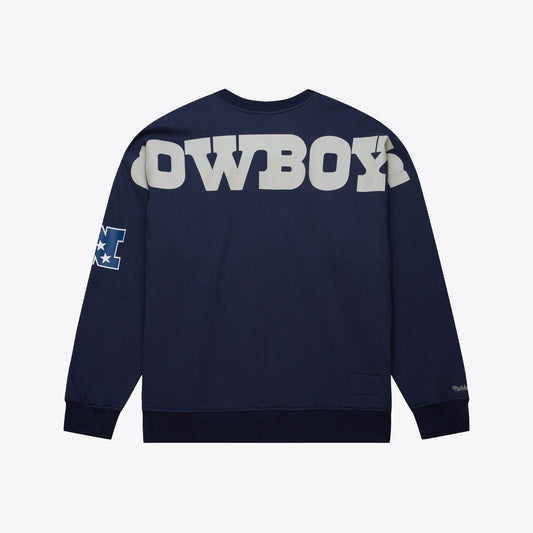 Mitchell & Ness Dallas Cowboys There&Back 2.0 Vintage Logo NFL Sweatshirt / RRP £75