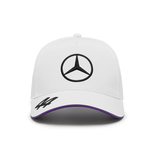 Mercedes AMG Petronas F1 2024 Lewis Hamilton Cap / White Black / RRP £42