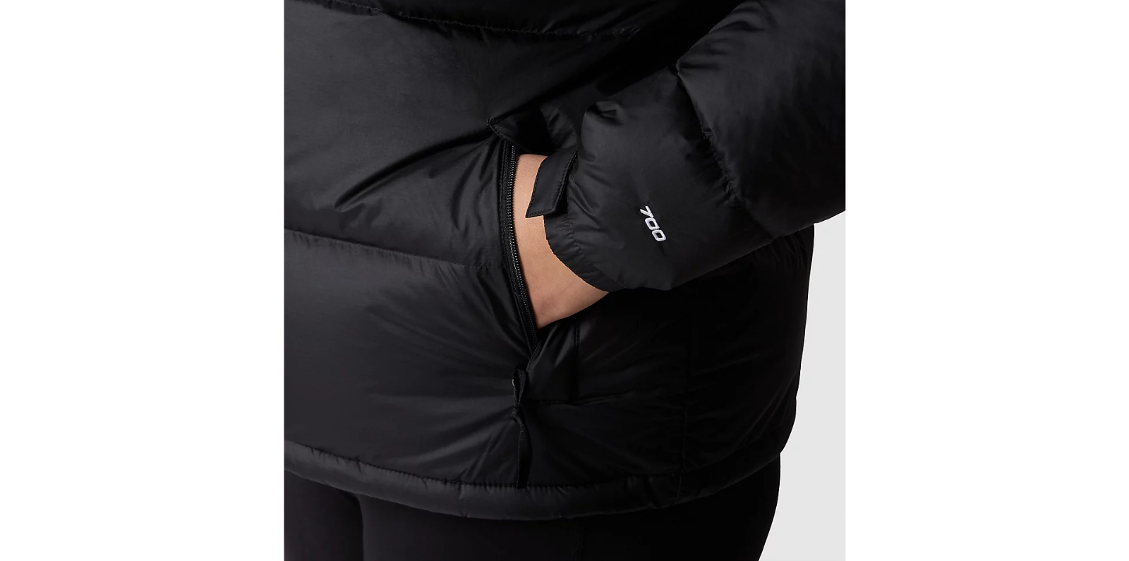 The North Face Women'S Plus Size Nuptse Jacket / Black / RRP £300