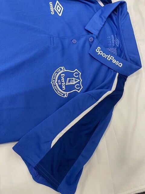 Everton Umbro 2019-20  Training Polo T-Shirt / BNWT / Blue / RRP £38