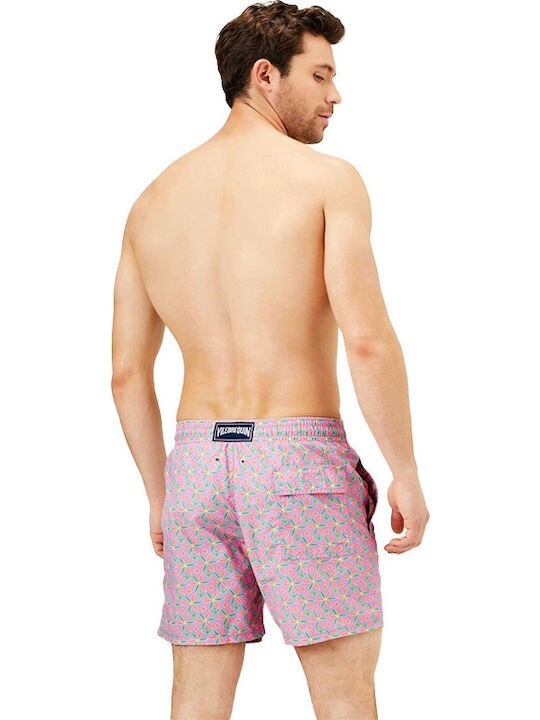 Vilebrequin Swim Shorts / Men’s / Moorea/ Baies Roses with Patterns/ RRP £175