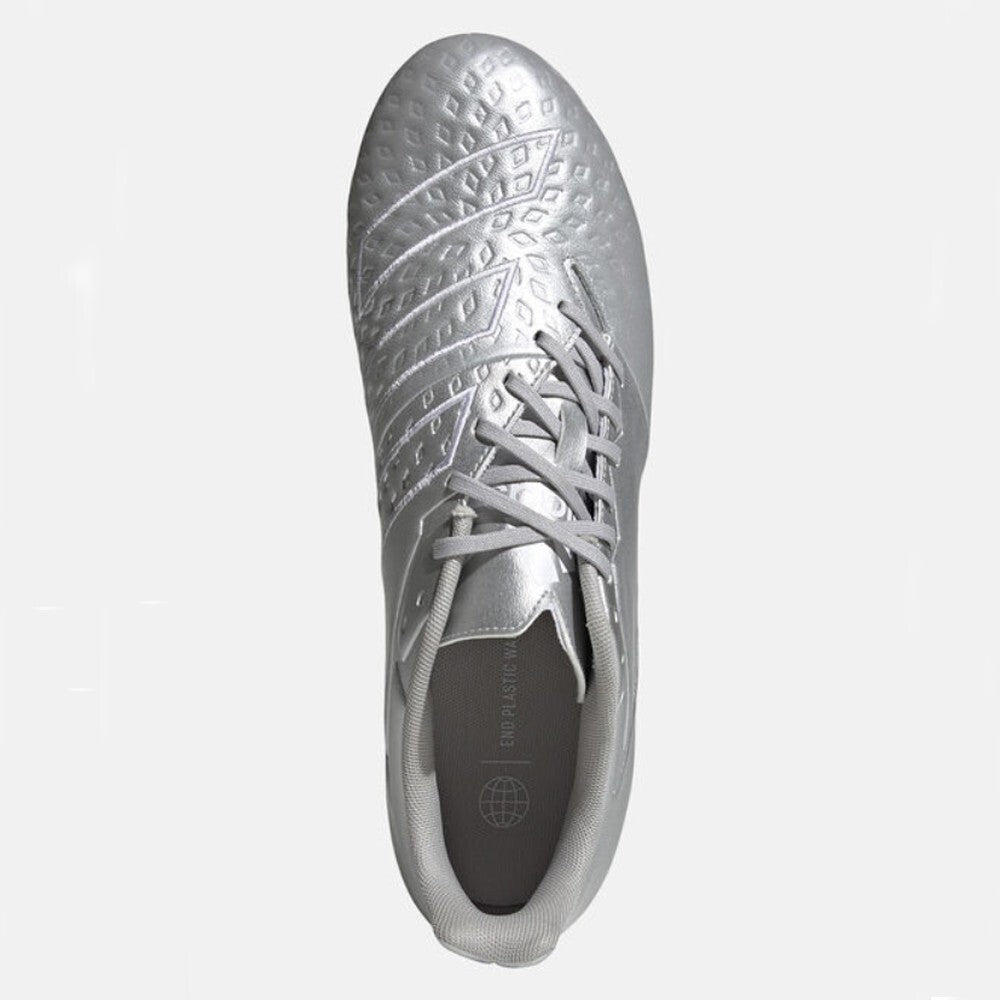 Adidas Unisex Malice Elite (SG) Rugby Boots / Silver White / RRP £100
