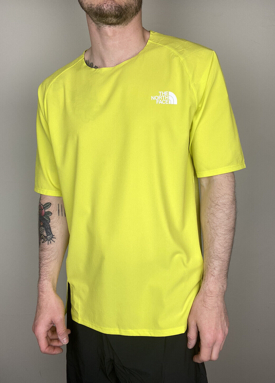 The North Face Advant S/S Athletic T-Shirt / Sulphur Green / BNWT / Medium
