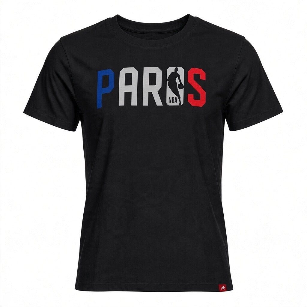 NBA Paris Mens Tee / White, Navy, Black / RRP £40