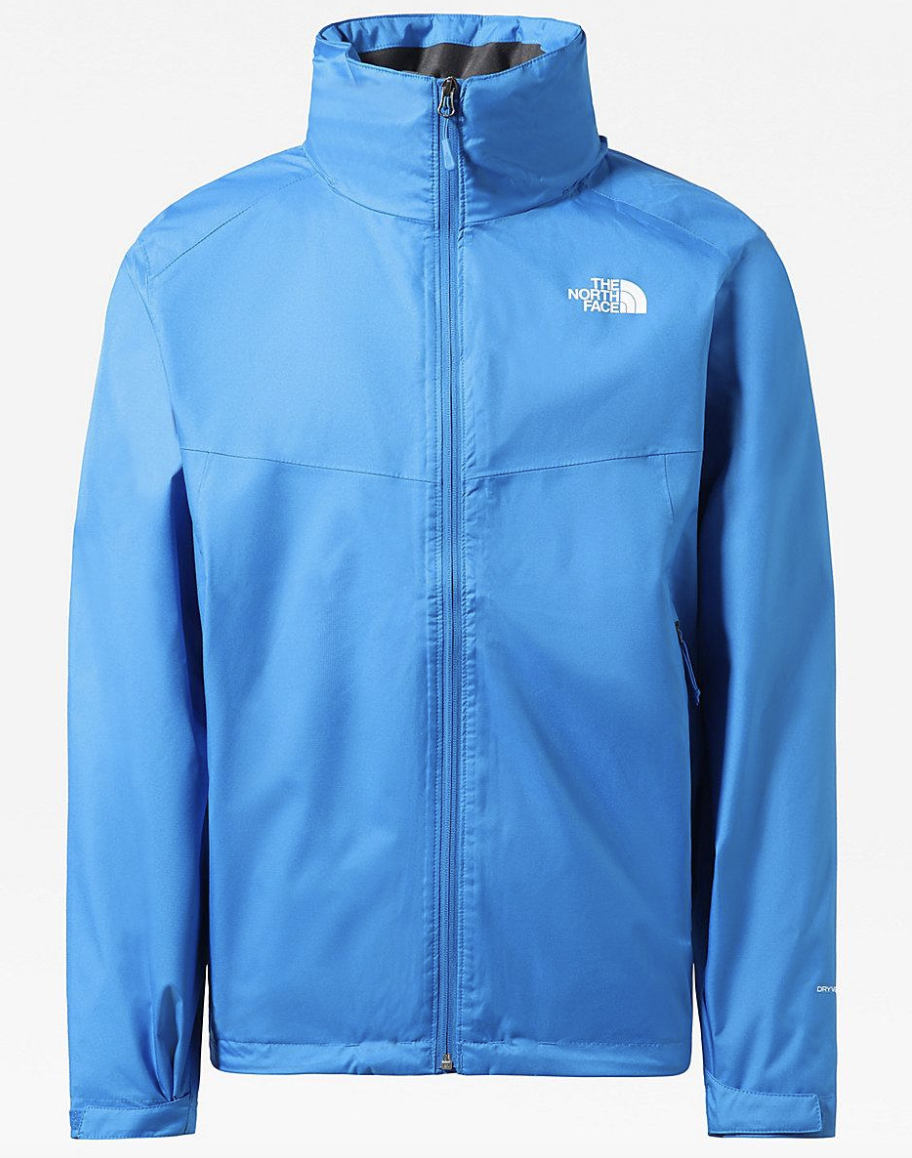 The North Face Men’s New Tetsu Jacket – Bomber Blue, Two Shell, Adjustable Hood