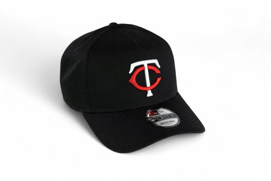 New Era Minnesota Twins 9FORTY A Frame Cap / Black / RRP £30