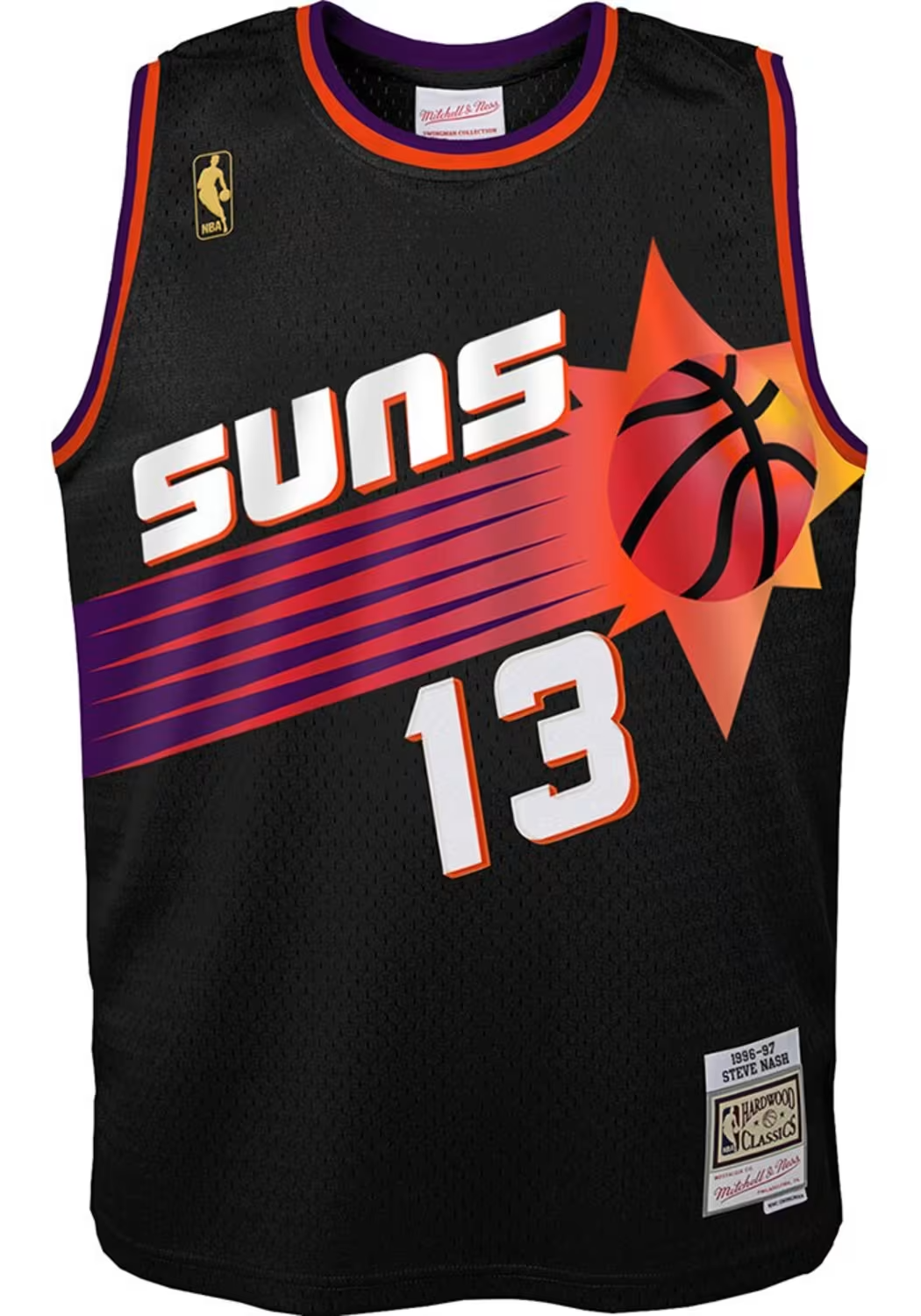 Mitchell & Ness Kids Phoenix Suns Nash Retro 96-97 Basketball Vest / RRP £75