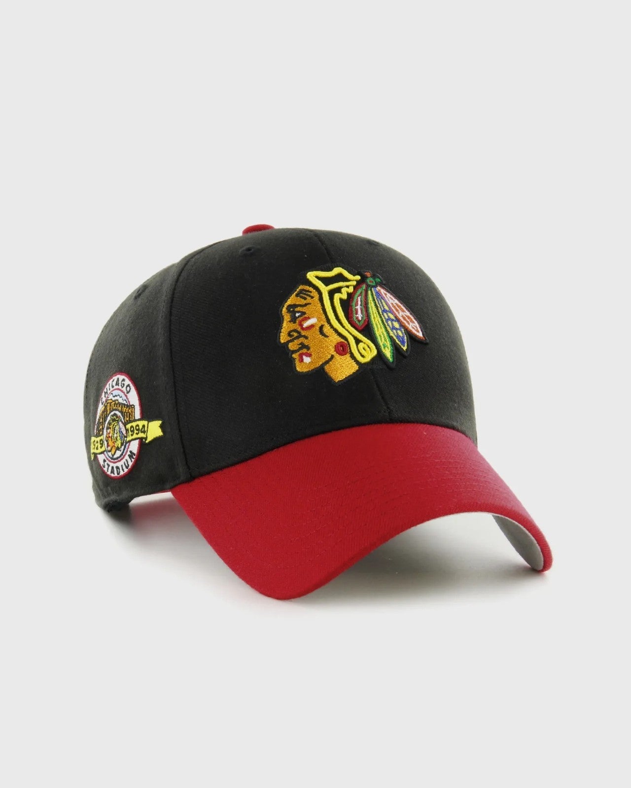 47 Brand Adult Chicago Blackhawks Vintage Sureshot MVP Cap / Black / RRP £28