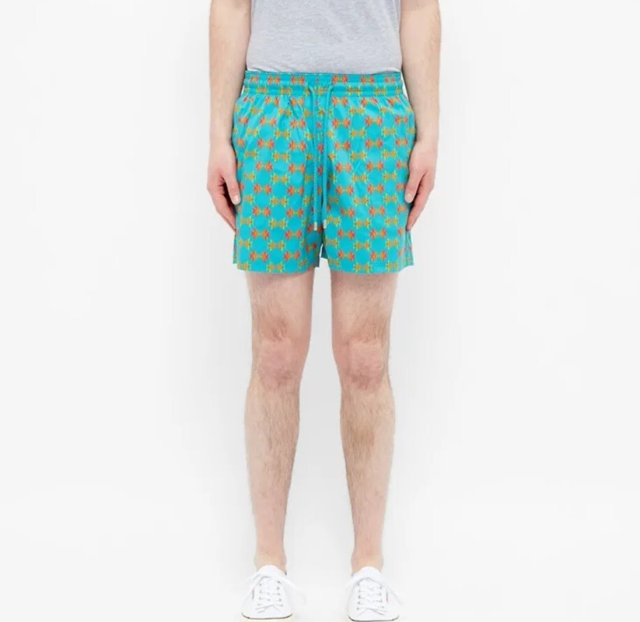 Vilebrequin Swim Shorts / Mens / Moorise / Teal Fish / RRP £220