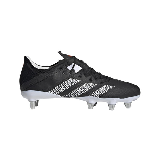 Adidas Mens Kakari Z.0 (SG) Rugby Boots / Black White / RRP £170