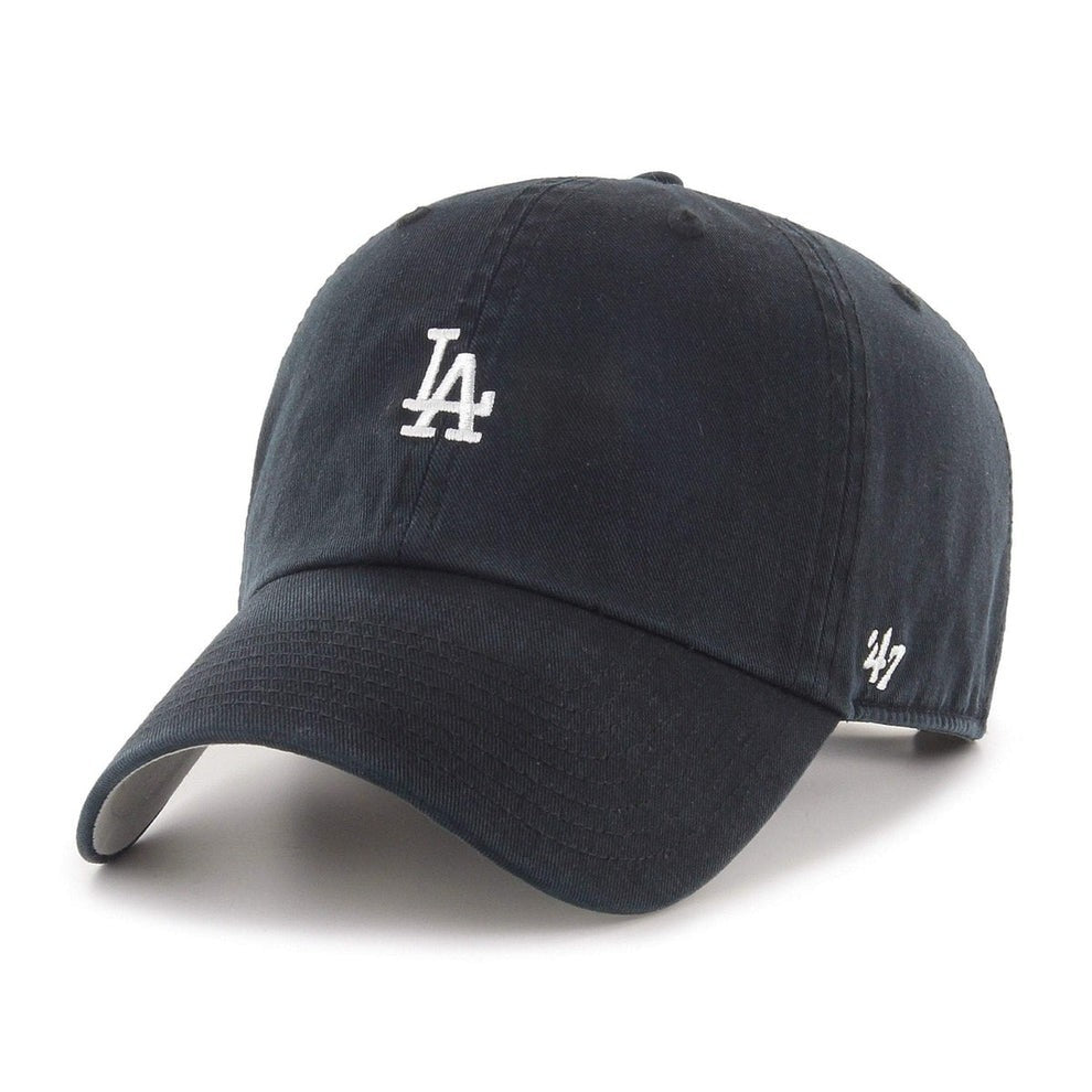 47 Brand Adult Los Angeles Dodgers Baserunner Clean Up Cap / Black / RRP £32