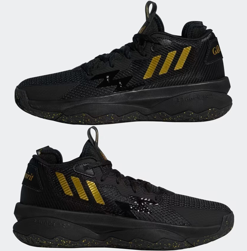 Adidas Unisex Dame 8 Goat Spirit Basketball Trainers / Black Gold / RRP £100